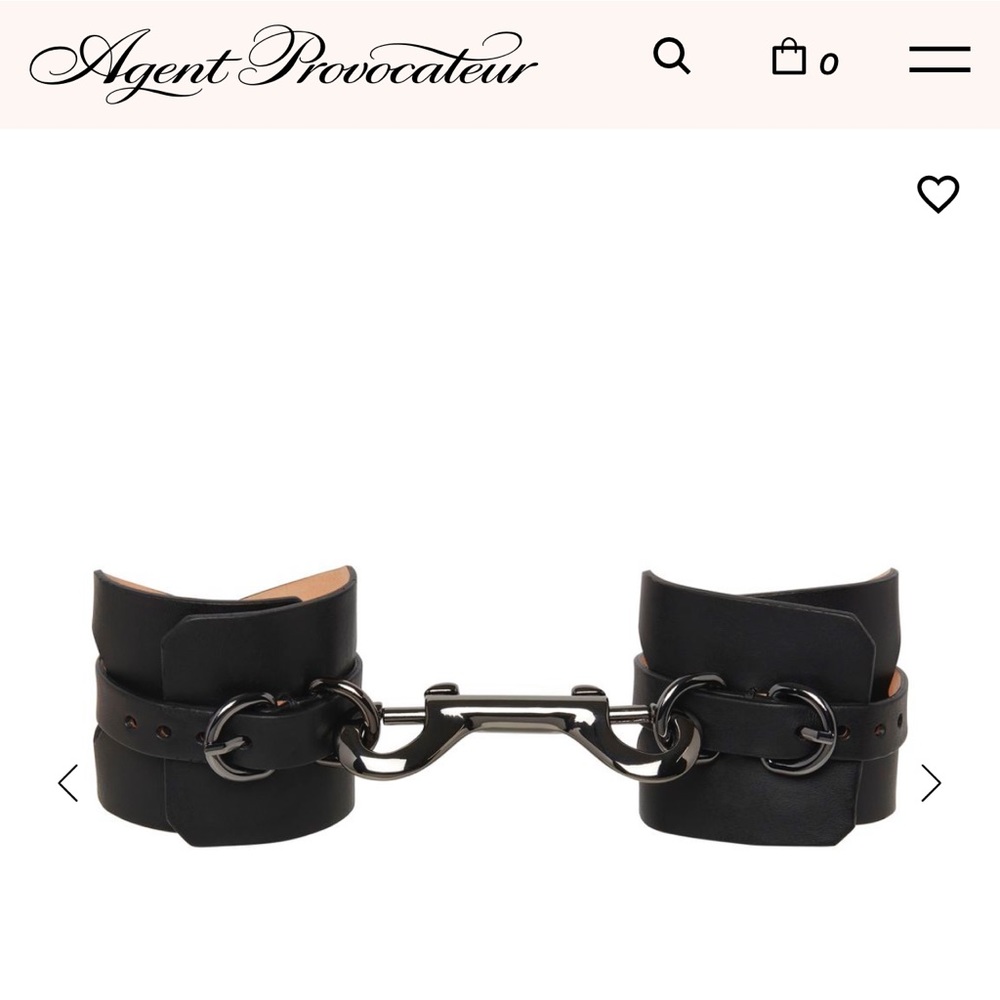 Agent Provocateur Veronika Leather Double Cuff
